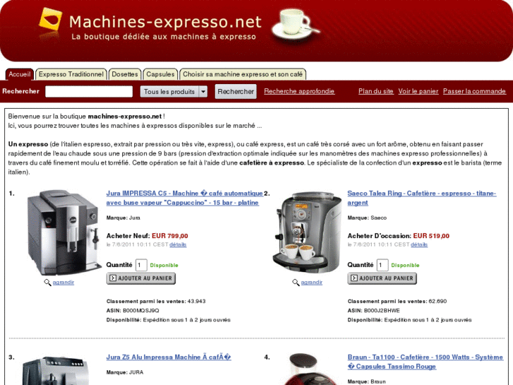 www.machines-expresso.net