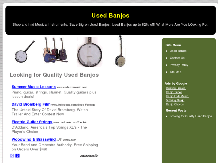 www.usedbanjos.org