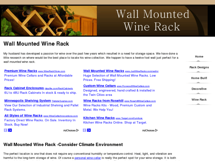 www.wallmountedwinerack.net