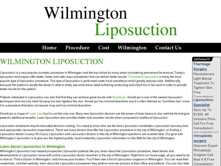 www.wilmingtonliposuction.com