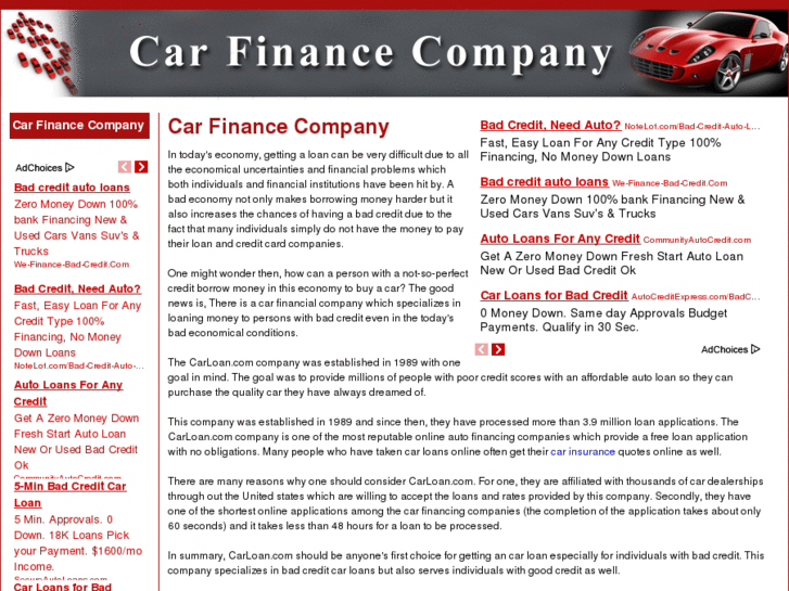 www.carfinancecompany.net