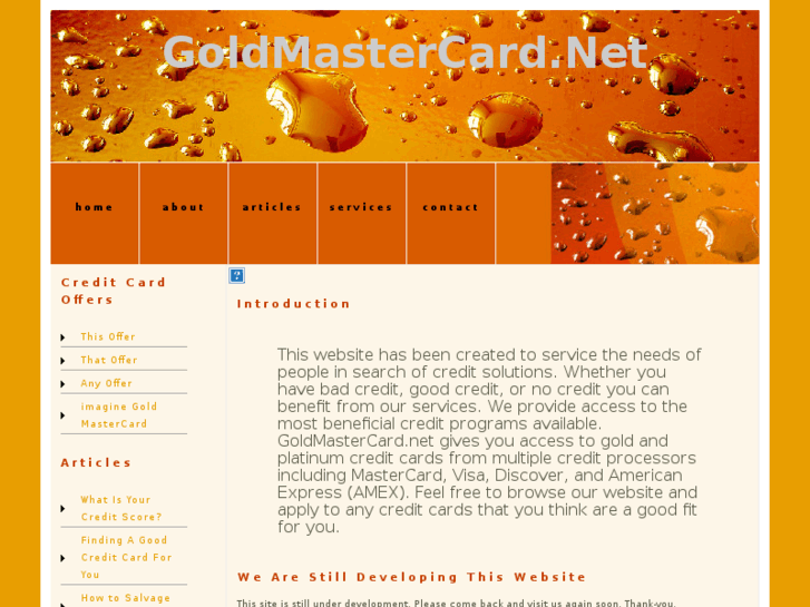 www.goldmastercard.net