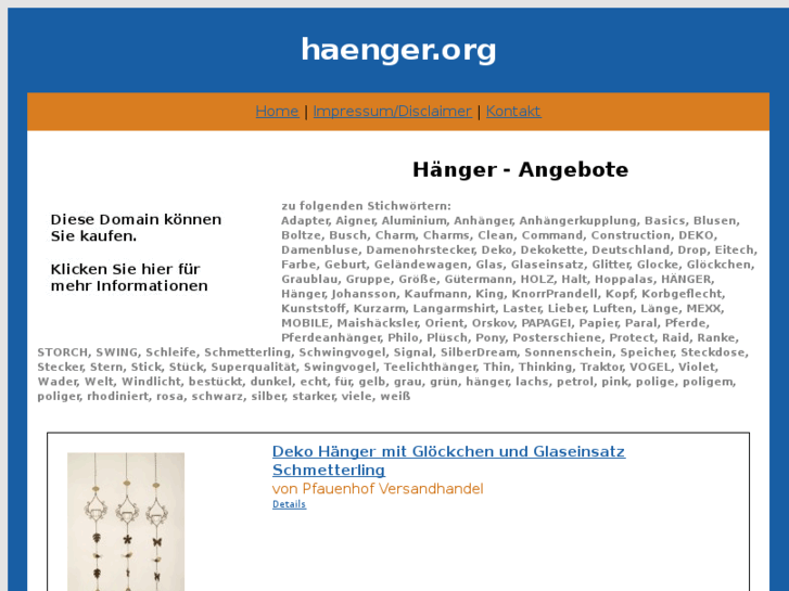 www.haenger.org