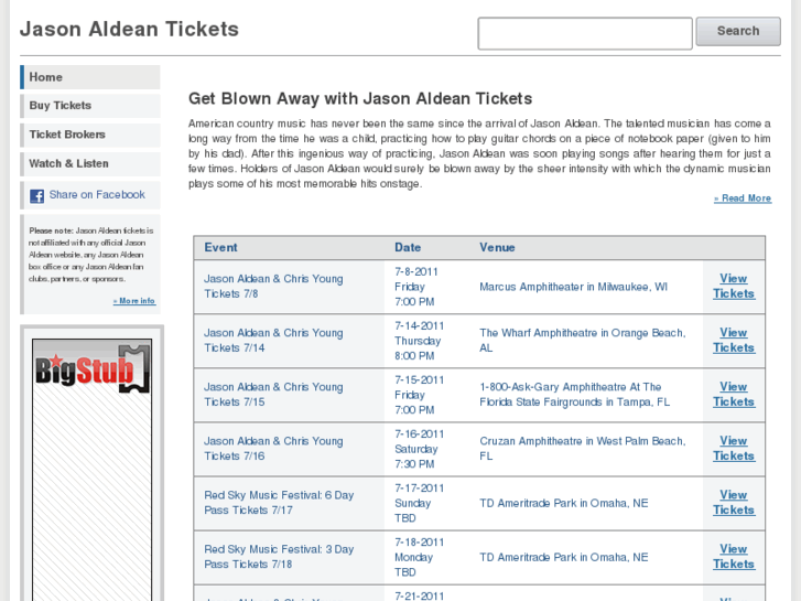 www.jasonaldeantickets.info