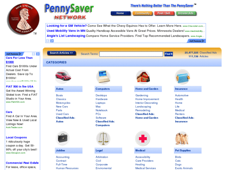 www.pennysaver-classifieds.com