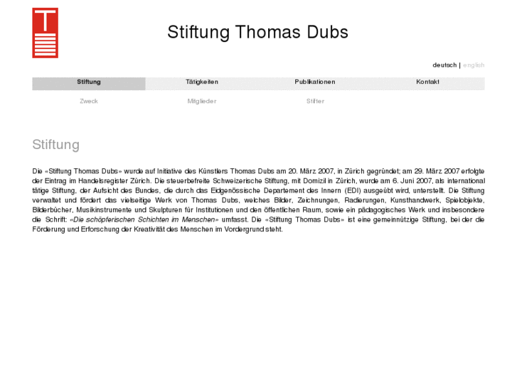 www.stiftungthomasdubs.com