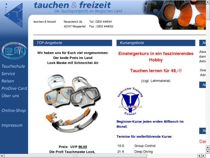 www.tauchenundfreizeit.com