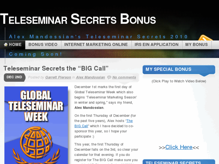 www.teleseminarsecretsoffer.com