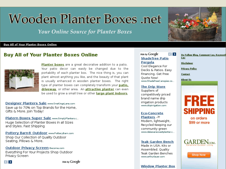 www.woodenplanterboxes.net