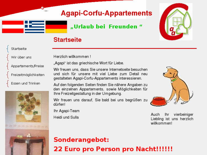 www.agapi-corfu-appartements.net