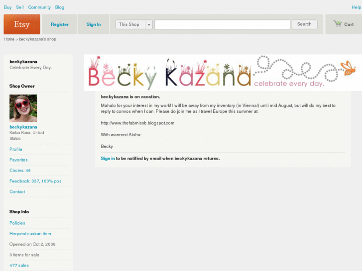 www.beckykazana.com