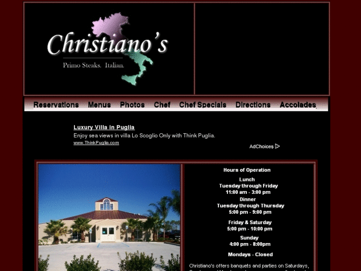 www.christianosristorante.com