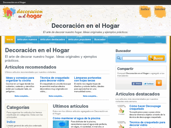 www.decoracionenelhogar.com