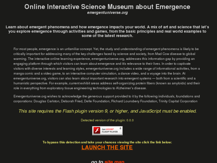 www.emergentuniverse.org