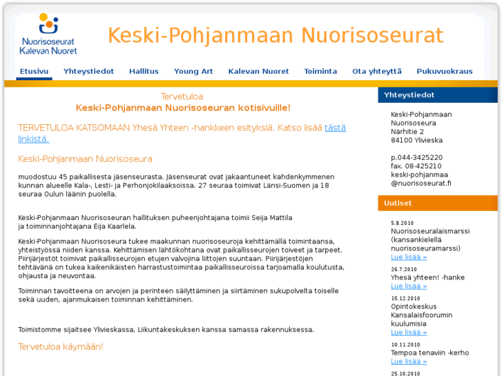 www.keski-pohjanmaannuorisoseura.net