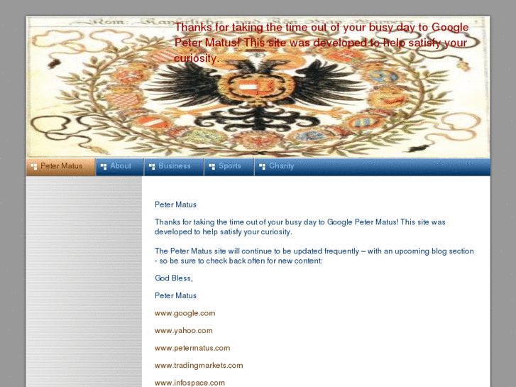 www.peter-matus.com