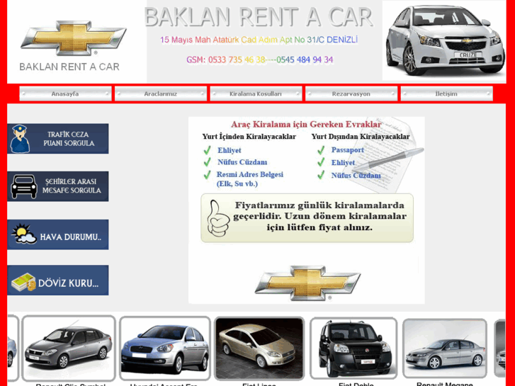 www.baklanrentacar.com