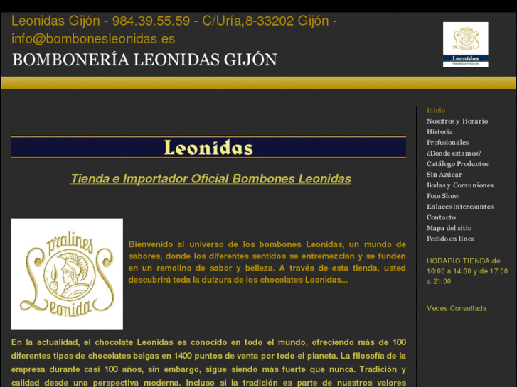 www.bombonesleonidas.es