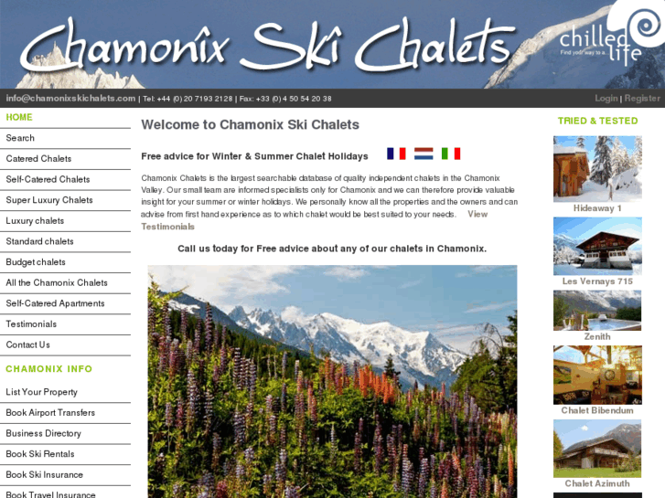 www.chamonixskichalets.com