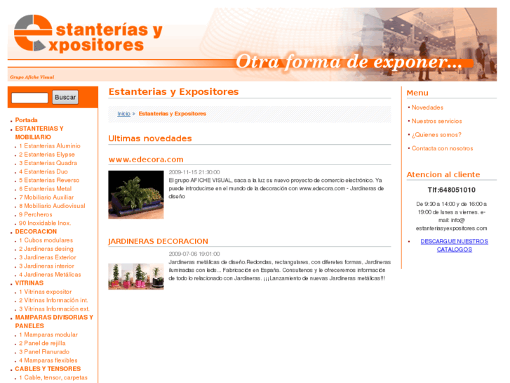 www.estanteriasyexpositores.com