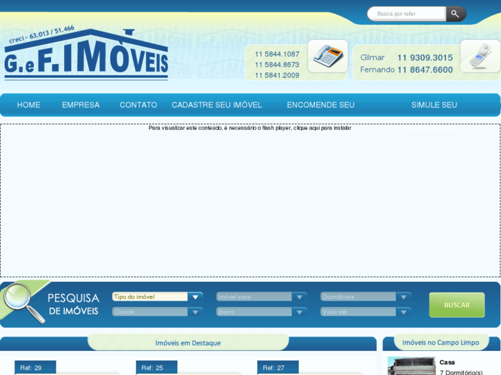 www.imoveiscampolimpo.com