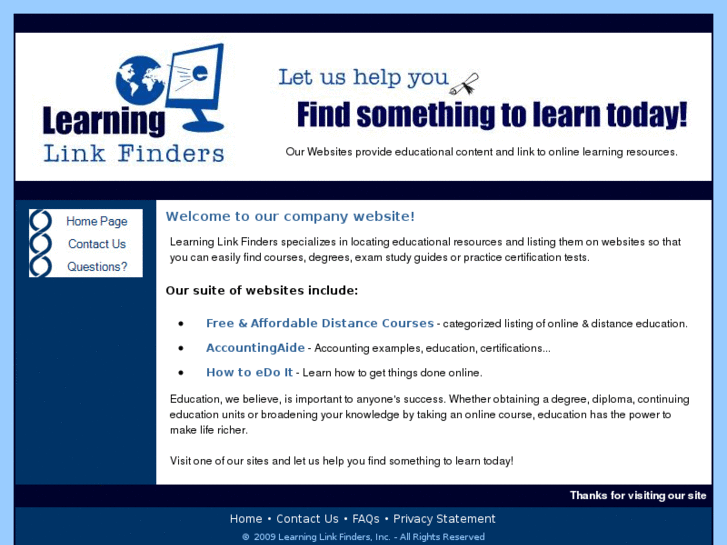 www.learning-link-finders.com