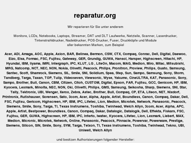 www.reparatur.org