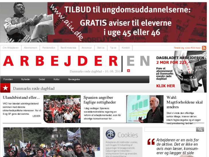 www.arbejderen.dk