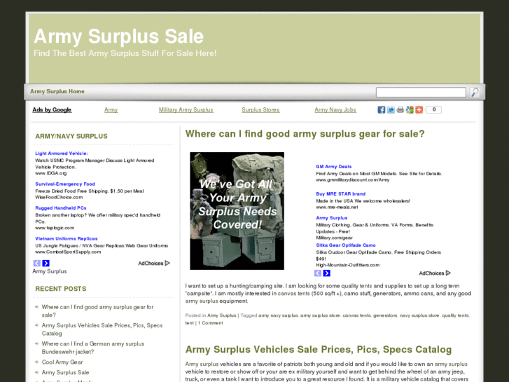 www.armysurplussale.net