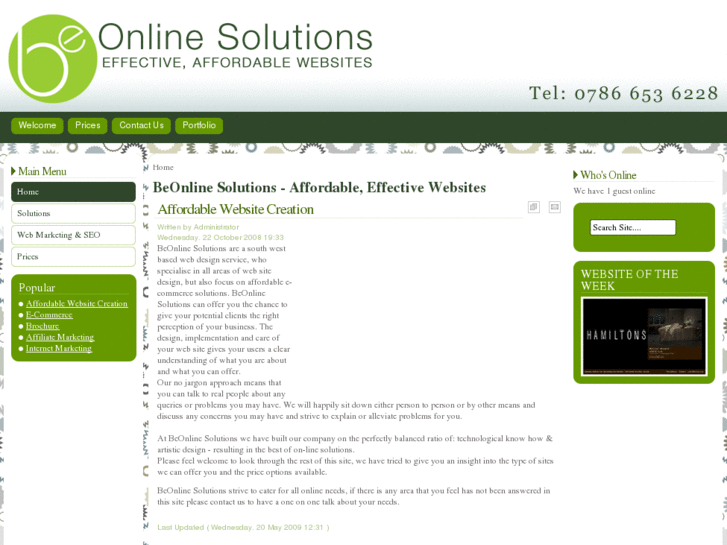 www.beonline-solutions.co.uk