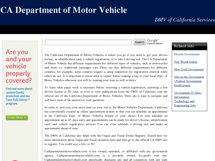 www.cadepartmentofmotorvehicle.com