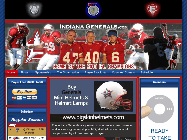 www.indianagenerals.com