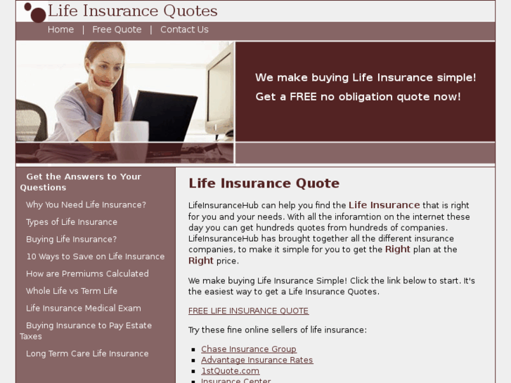 www.lifeinsurancehub.biz