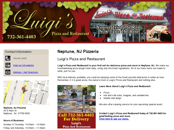 www.luigisrestaurantandpizza.net