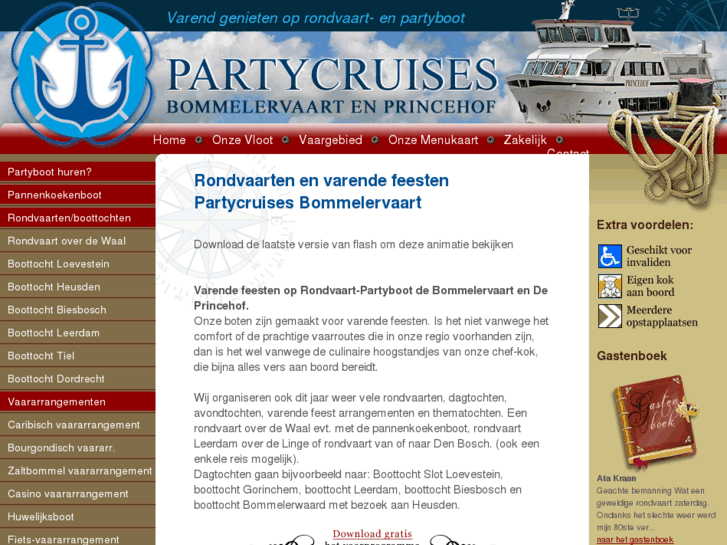 www.partycruisesbommelervaart.nl