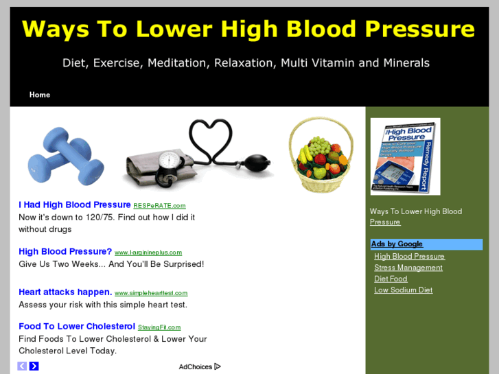 www.waystolowerhighbloodpressure.com