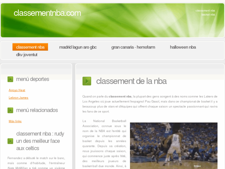 www.classementnba.com