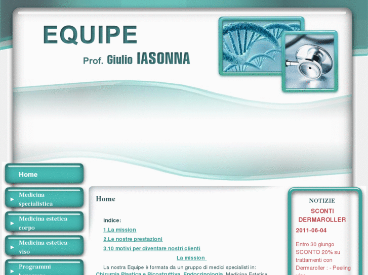 www.equipemedicinaestetica.it