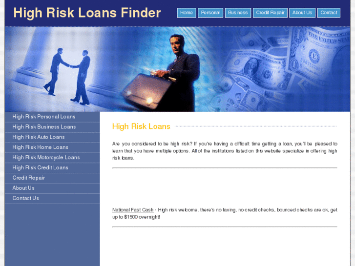 www.highriskloansfinder.com