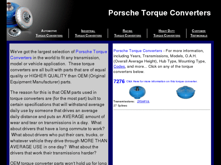 www.porschetorqueconverter.com