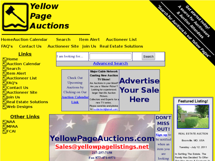 www.yellowpageauctions.net