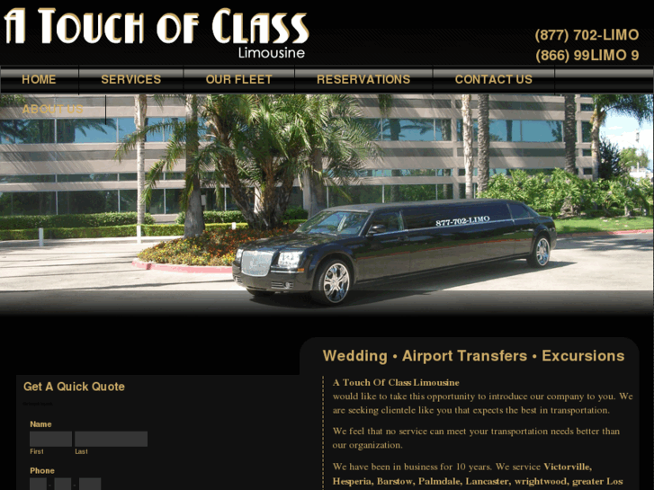 www.atouchofclasslimo.net