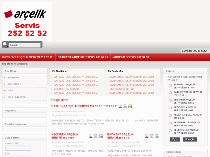 www.batikentarcelikservis.com