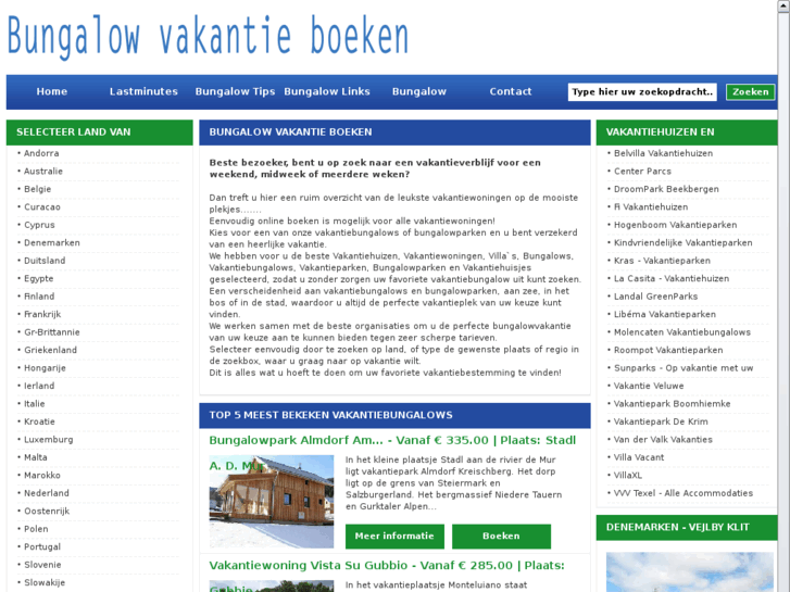 www.bungalowvakantieboeken.nl