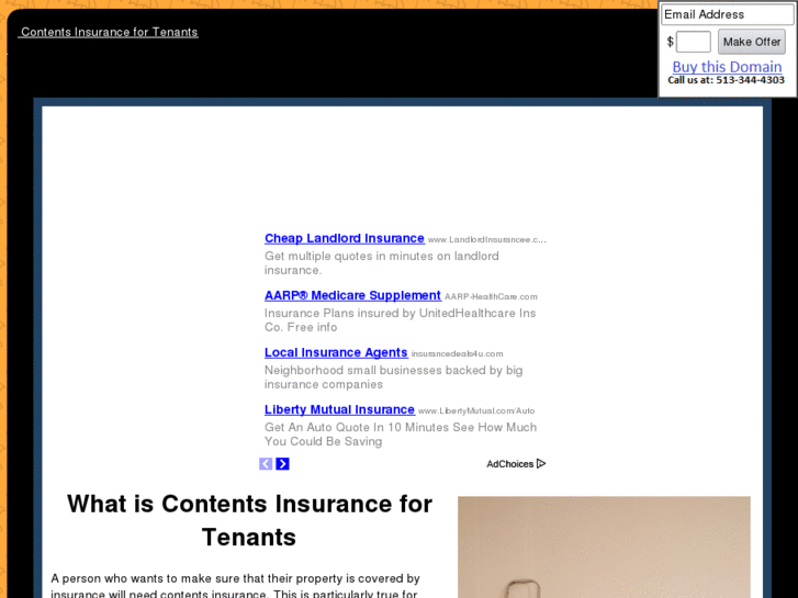 www.contentsinsurancefortenants.com