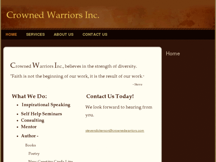 www.crownedwarriors.com