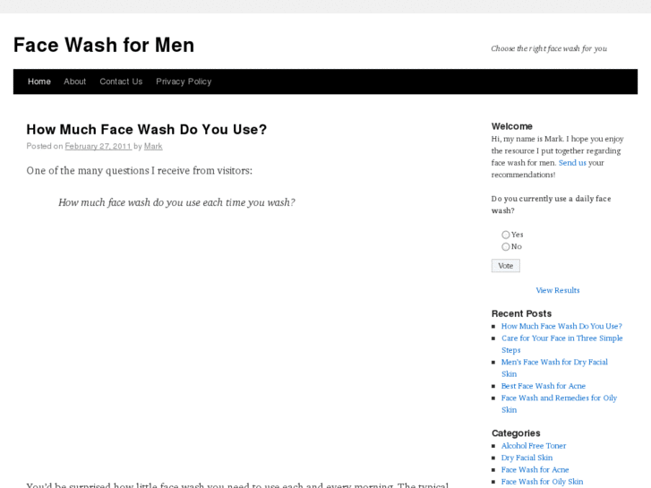 www.facewashformen.com