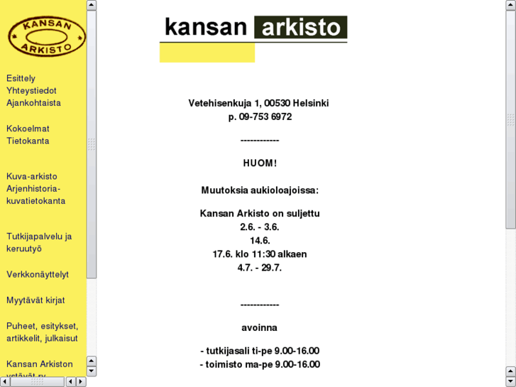 www.kansanarkisto.fi