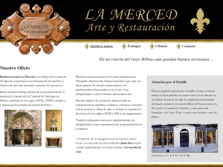 www.lamerced-arteyrestauracion.es