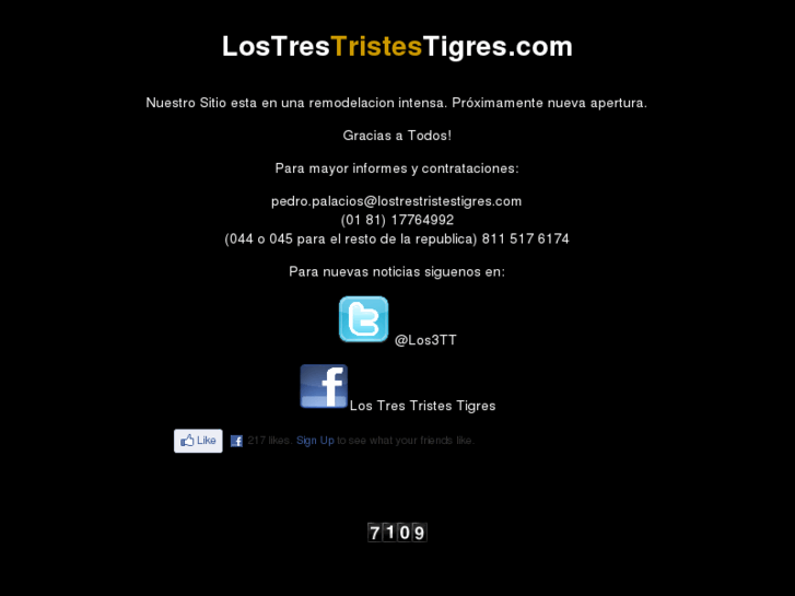 www.lostrestristestigres.com